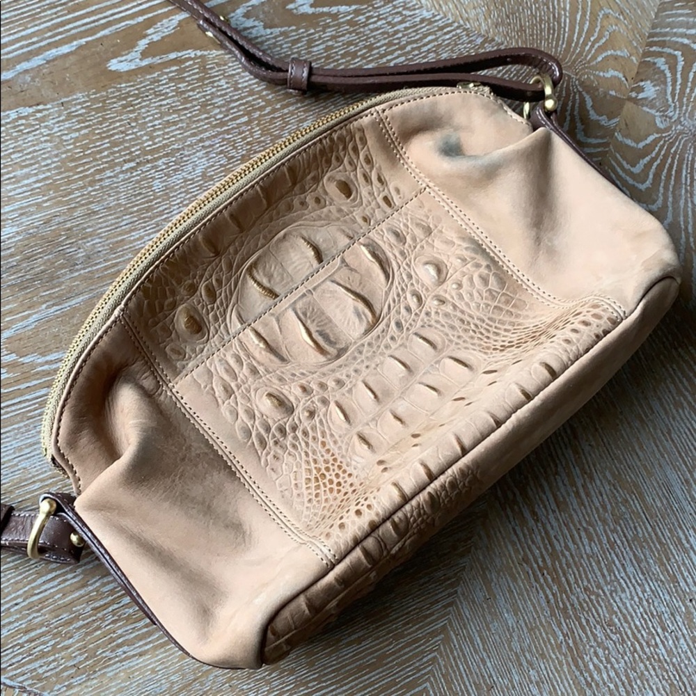 BRAHMIN Haley Gold Wilmington Small Crossbody Bag - Picture 4 of 7